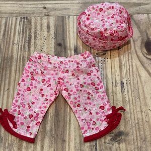 American Girl Bitty Baby 2004
Heart to Heart Valentine Outfit.